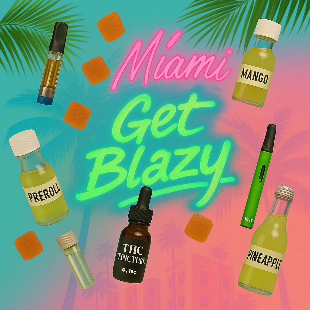 Miami weed delivery hero banner - Get Blazy
